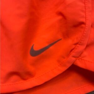 Nike Orange Athletic Shorts